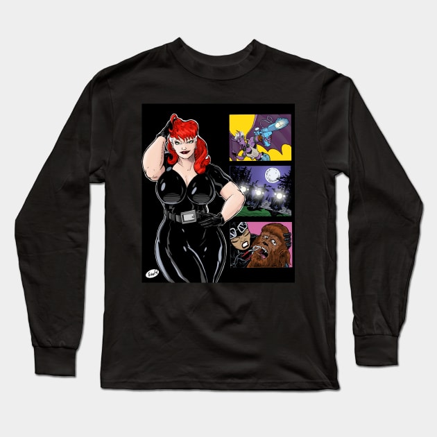 Lucy Chaplin "Bad Girl" Long Sleeve T-Shirt by DrewEdwards